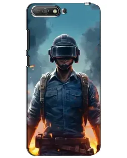 Чехол для Huawei Y6 2018 с картинкой «PUBG — реалистичный герой»