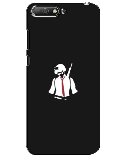Чехол для Huawei Y6 2018 с картинкой «PUBG — силуэт воина» Чехол для Huawei Y6 2018 с картинкой «PUBG — силуэт воина»