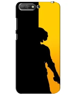 Чехол для Huawei Y6 2018 с картинкой «Тень воина PUBG»