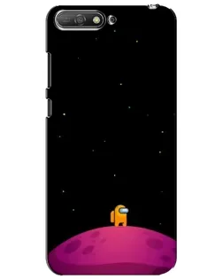 Чохол для Huawei Y6 2018 з картинкою «Самотній герой на планеті»