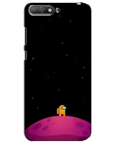 Чехол для Huawei Y6 2018 с картинкой «Одинокий герой на планете» Чехол для Huawei Y6 2018 с картинкой «Одинокий герой на планете»
