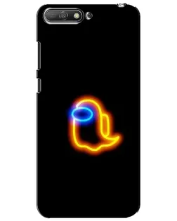 Чохол для Huawei Y6 2018 з картинкою «Among Us неонове сяйво»