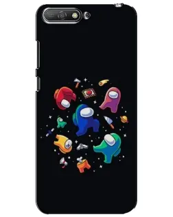 Чехол для Huawei Y6 2018 с картинкой «Among Us космос»