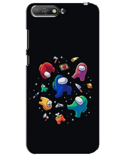 Чехол для Huawei Y6 2018 с картинкой «Among Us космос» Чехол для Huawei Y6 2018 с картинкой «Among Us космос»