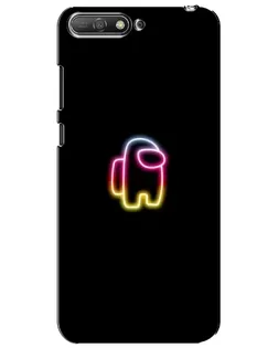 Чехол для Huawei Y6 2018 с картинкой «Among Us градиент»