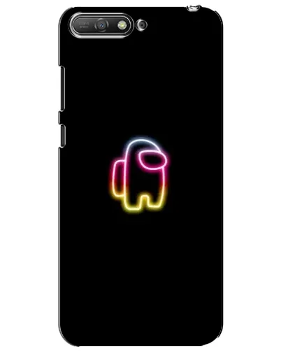 Чехол для Huawei Y6 2018 с картинкой «Among Us градиент» Чехол для Huawei Y6 2018 с картинкой «Among Us градиент»