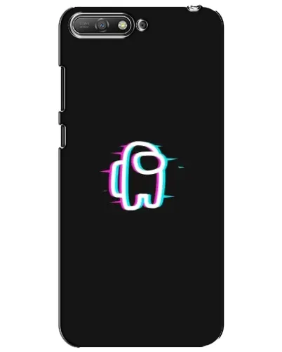 Чехол для Huawei Y6 2018 с картинкой «Among Us неон» Чехол для Huawei Y6 2018 с картинкой «Among Us неон»