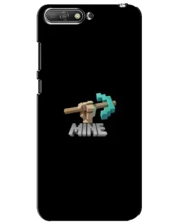 Чехол для Huawei Y6 2018 с картинкой «Алмазная кирка»