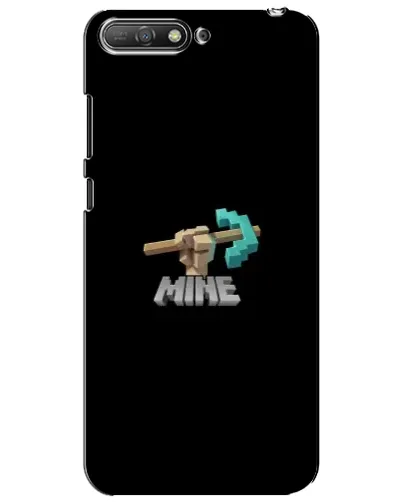 Чехол для Huawei Y6 2018 с картинкой «Алмазная кирка»