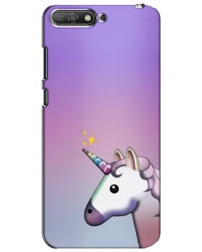 Чехол для Huawei Y6 2018 с картинкой «Единорог градиент» Чехол для Huawei Y6 2018 с картинкой «Единорог градиент»