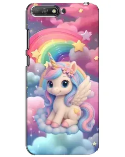 Чехол для Huawei Y6 2018 с картинкой «Маленький единорог»