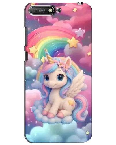 Чехол для Huawei Y6 2018 с картинкой «Маленький единорог» Чехол для Huawei Y6 2018 с картинкой «Маленький единорог»