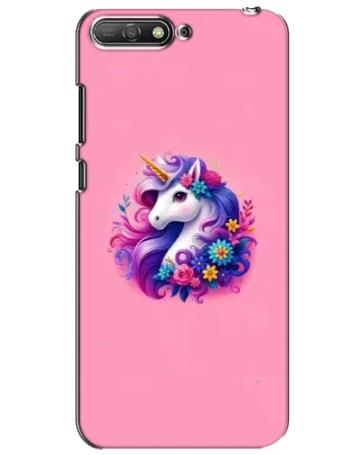 Чехол для Huawei Y6 2018 с картинкой «Сказочный единорог» Чехол для Huawei Y6 2018 с картинкой «Сказочный единорог»