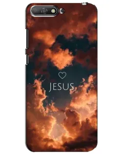 Чохол для Huawei Y6 2018 з картинкою «Сяйво Імені Jesus»