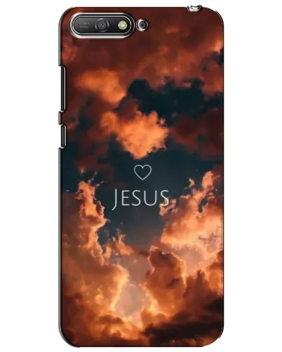 Чехол для Huawei Y6 2018 с картинкой «Сияние Имени Jesus»