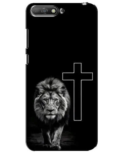Чехол для Huawei Y6 2018 с картинкой «Лев и Крест»