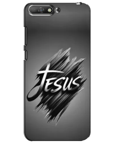 Чехол для Huawei Y6 2018 с картинкой «Надпись Jesus Graffiti»