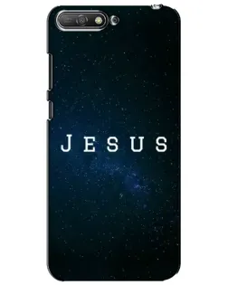 Чехол для Huawei Y6 2018 с картинкой «Звездное небо Jesus»