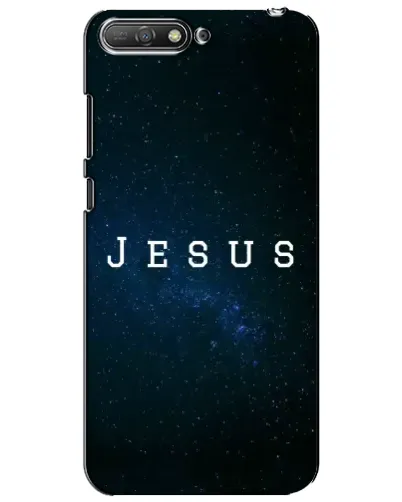 Чехол для Huawei Y6 2018 с картинкой «Звездное небо Jesus»