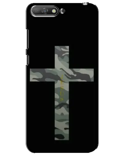 Чехол для Huawei Y6 2018 с картинкой «Милитари Крест»