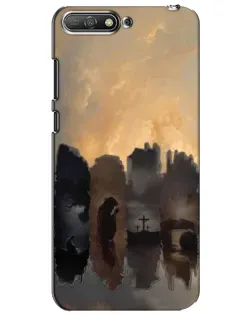 Чехол для Huawei Y6 2018 с картинкой «Дорога к вере»