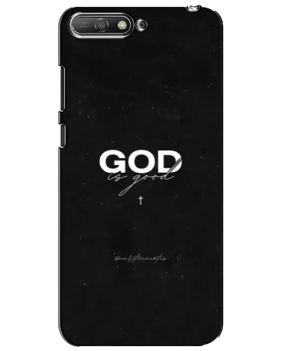 Чехол для Huawei Y6 2018 с картинкой «GOD — Бог над всем»