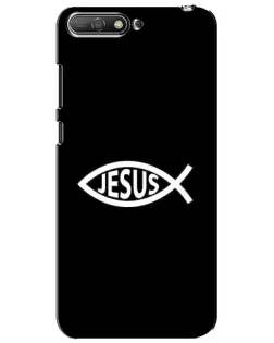 Чехол для Huawei Y6 2018 с картинкой «Классический Jesus»