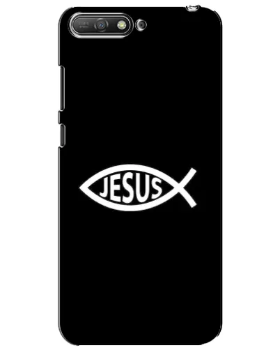 Чехол для Huawei Y6 2018 с картинкой «Классический Jesus»