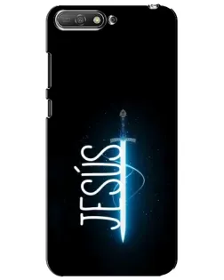 Чехол для Huawei Y6 2018 с картинкой «Меч Духа Jesus»