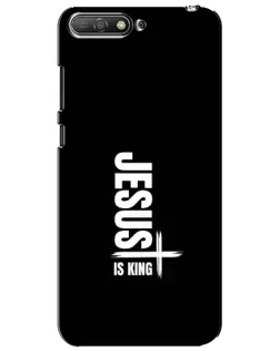 Чехол для Huawei Y6 2018 с картинкой «Вертикаль веры Jesus»