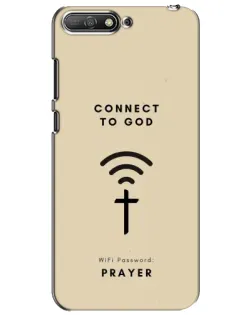 Чехол для Huawei Y6 2018 с картинкой «Молитва Connect»