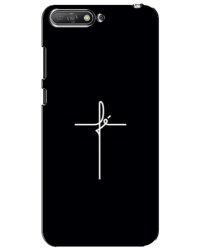 Чехол для Huawei Y6 2018 с картинкой «Тонкий крест» Чехол для Huawei Y6 2018 с картинкой «Тонкий крест»