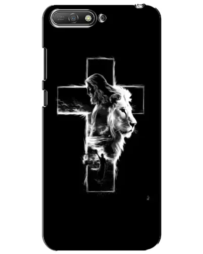 Чехол для Huawei Y6 2018 с картинкой «Сияющий крест Jesus» Чехол для Huawei Y6 2018 с картинкой «Сияющий крест Jesus»