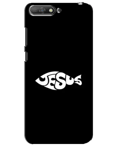 Чехол для Huawei Y6 2018 с картинкой «Рыба Jesus» Чехол для Huawei Y6 2018 с картинкой «Рыба Jesus»
