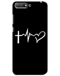 Чехол для Huawei Y6 2018 с картинкой «Пульс веры»