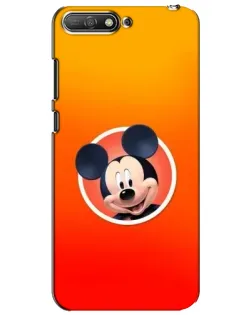 Чехол для Huawei Y6 2018 с картинкой «Mickey в круге»