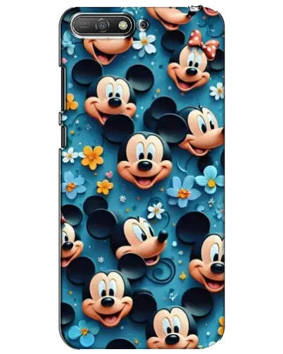 Чехол для Huawei Y6 2018 с картинкой «Паттерн Микки и Минни» Чехол для Huawei Y6 2018 с картинкой «Паттерн Микки и Минни»