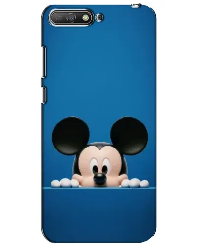 Чехол для Huawei Y6 2018 с картинкой «Микки выглядывает» Чехол для Huawei Y6 2018 с картинкой «Микки выглядывает»