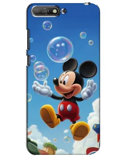 Чехол для Huawei Y6 2018 с картинкой «Mickey и мыльные пузыри» Чехол для Huawei Y6 2018 с картинкой «Mickey и мыльные пузыри»