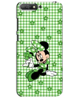 Чехол для Huawei Y6 2018 с картинкой «Mickey в клетку»