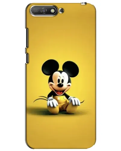 Чехол для Huawei Y6 2018 с картинкой «Микки на желтом» Чехол для Huawei Y6 2018 с картинкой «Микки на желтом»