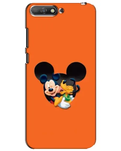 Чехол для Huawei Y6 2018 с картинкой «Сердце Микки Минни» Чехол для Huawei Y6 2018 с картинкой «Сердце Микки Минни»