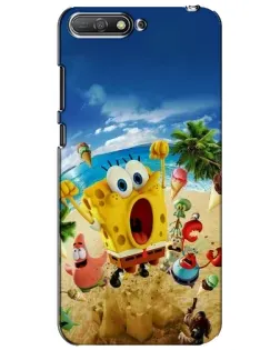 Чехол для Huawei Y6 2018 с картинкой «Развлечения на пляже»