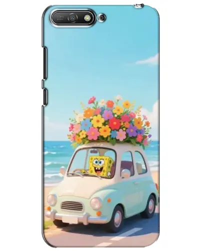 Чехол для Huawei Y6 2018 с картинкой «Автомобильное путешествие»