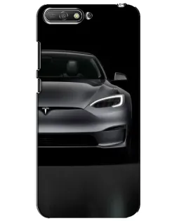 Чехол для Huawei Y6 2018 с картинкой «Tesla Model S Look»