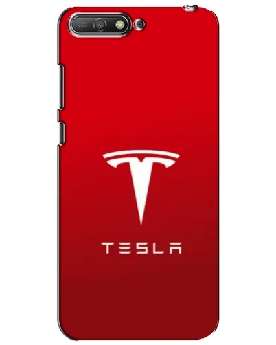 Чехол для Huawei Y6 2018 с картинкой «Tesla Red Classic»