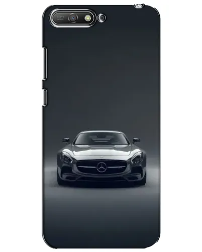 Чехол для Huawei Y6 2018 с картинкой «Mercedes на черном» Чехол для Huawei Y6 2018 с картинкой «Mercedes на черном»
