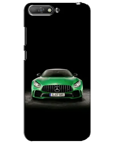 Чехол для Huawei Y6 2018 с картинкой «Mercedes — неоновый лого» Чехол для Huawei Y6 2018 с картинкой «Mercedes — неоновый лого»