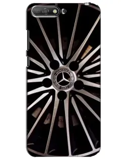 Чехол для Huawei Y6 2018 с картинкой «Диск Mercedes»