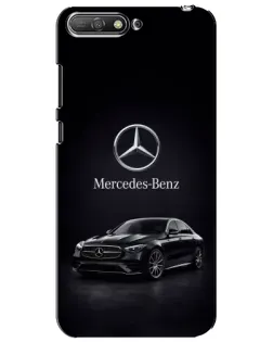 Чехол для Huawei Y6 2018 с картинкой «Mercedes — решетка радиатора»